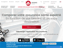 Tablet Screenshot of aoc-insurancebroker.fr