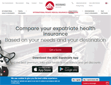 Tablet Screenshot of aoc-insurancebroker.com